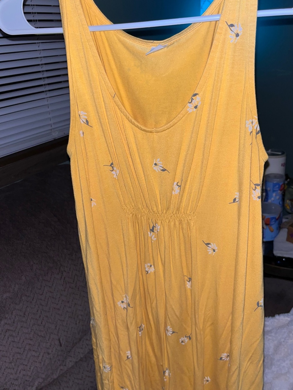 Women’s Yellow Floral Maternity dress